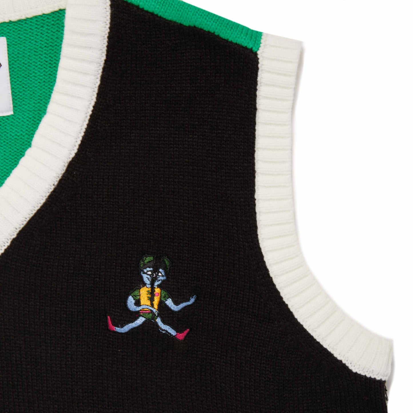 AFM Knit Vest - Black / Green